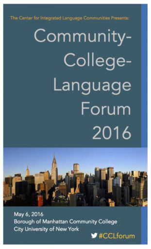 CCL Forum 2016 Program